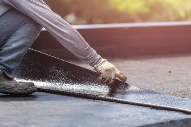 Professional Wet Basement Repair technician working in Rosholt, WI